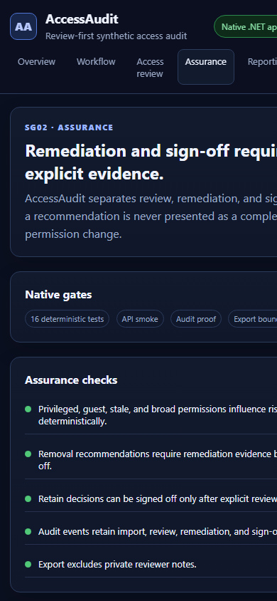 AccessAudit project screenshot 1