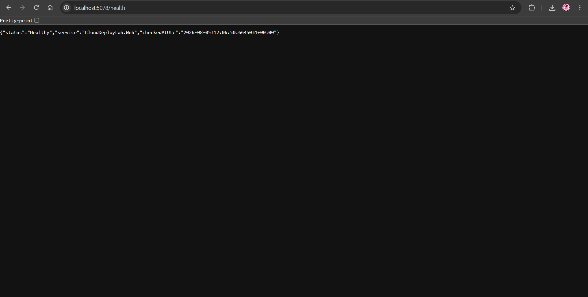 CloudDeployLab project screenshot 2