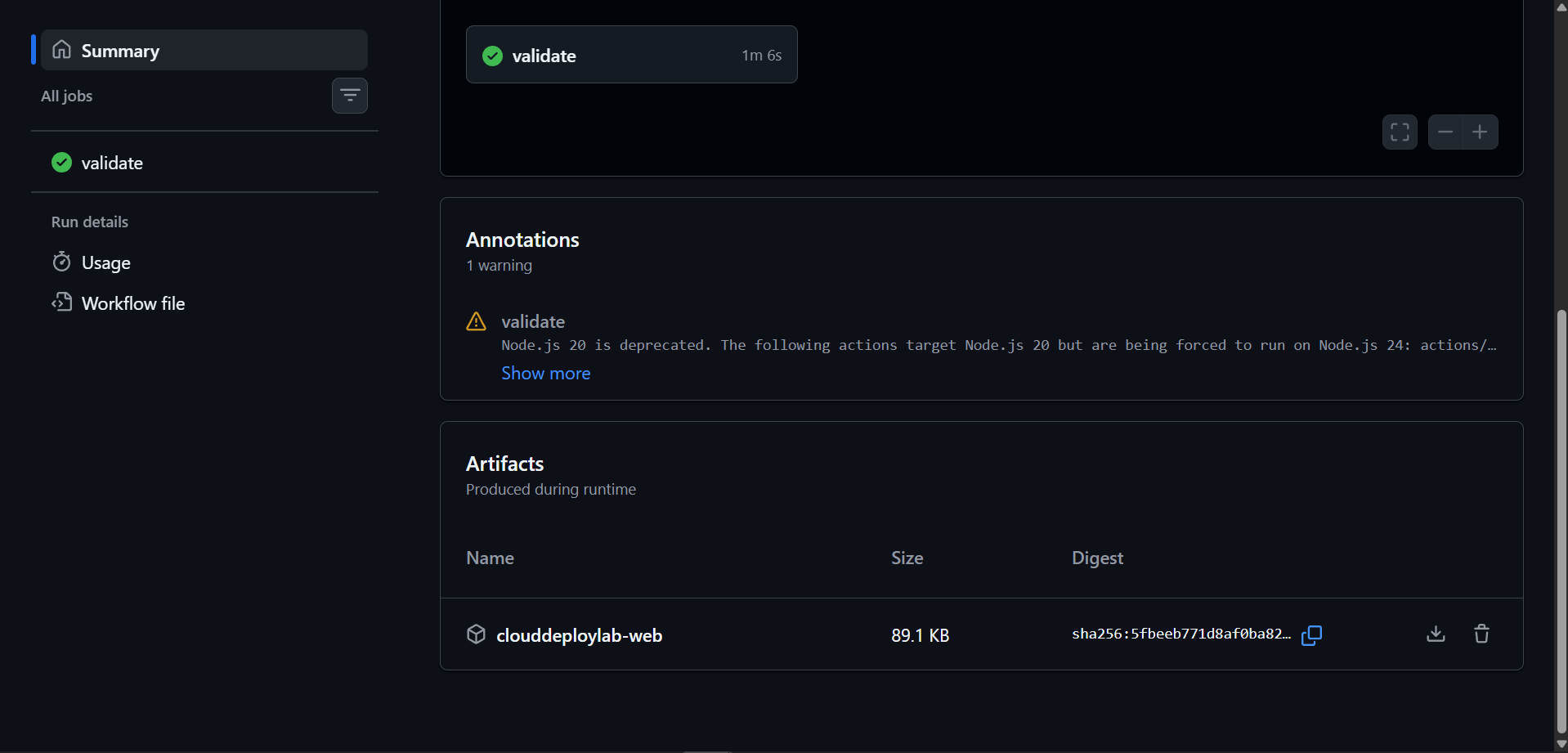CloudDeployLab project screenshot 3
