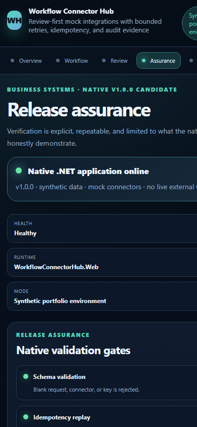 WorkflowConnectorHub project screenshot 2